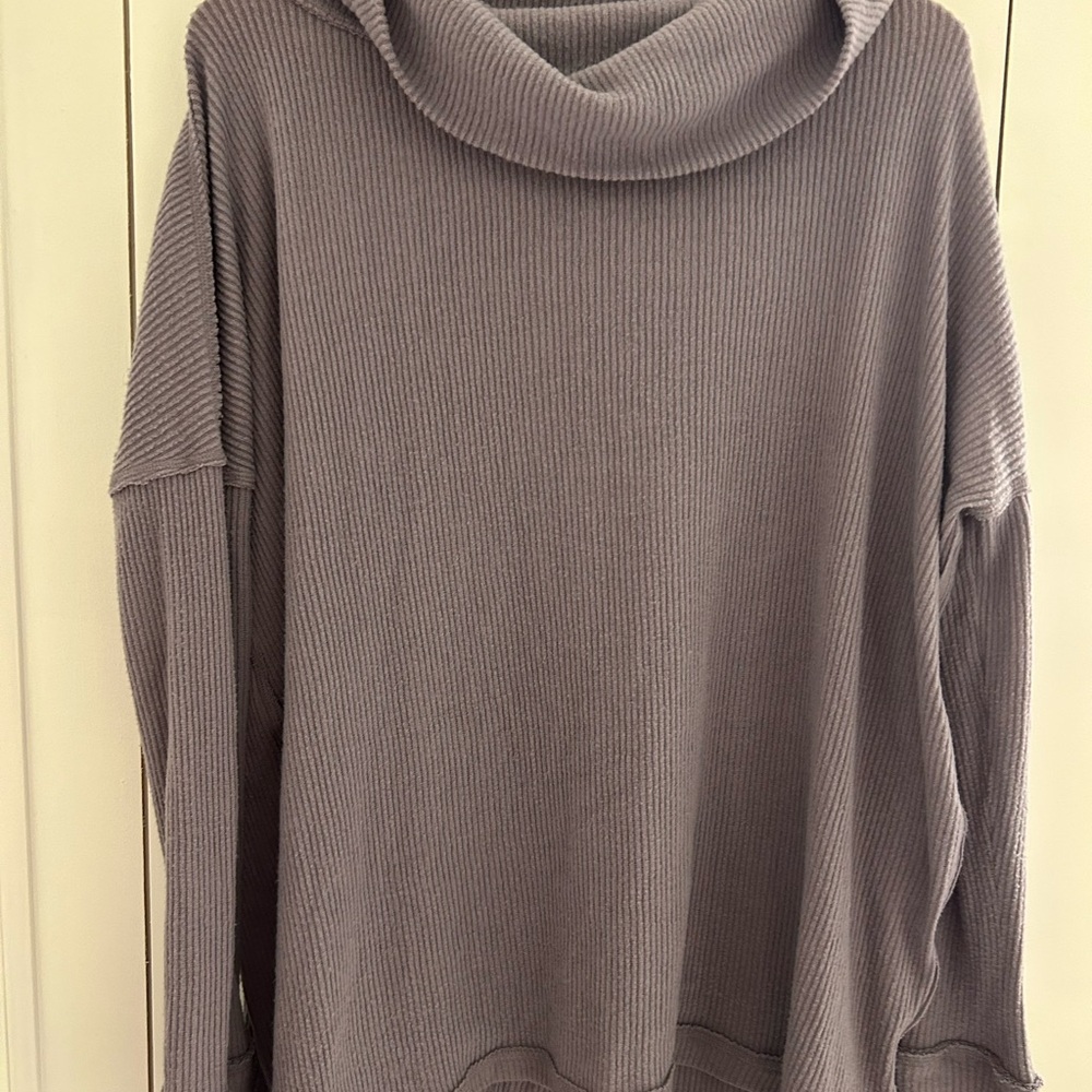 We The Free Cowl Neck Sweater - Taupe